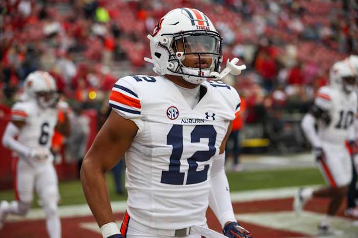 Austin Ausberry pregame before the Iron Bowl.